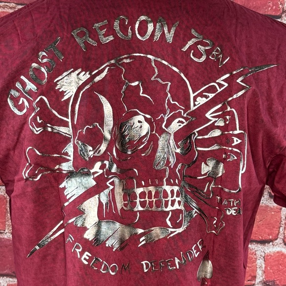 Affliction Freedom Defender Men's Short Sleeve Graphic T-shirt -Size: XL - NWT - Picture 9 of 11